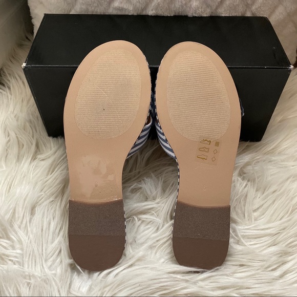 xSoldx J Crew - Striped Bow Slide Sandals - Picture 4 of 5